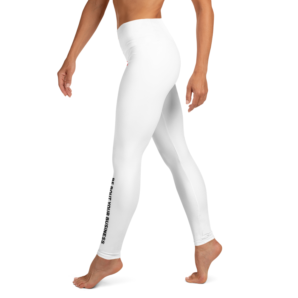 High-Rise Leggings 02 – White - Image 3