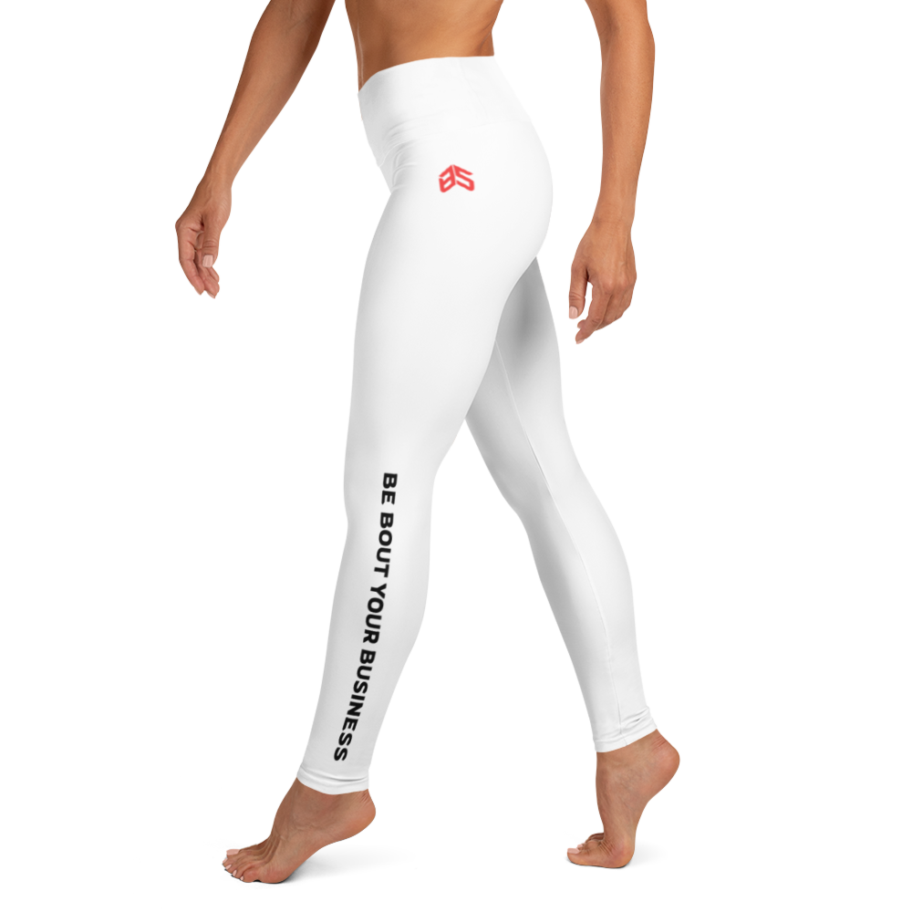 High-Rise Leggings 03 – White - Image 3