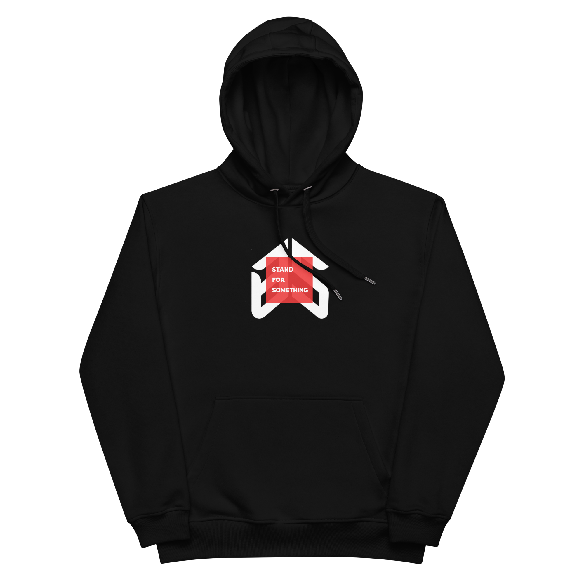 Stand for Something Box Logo Hoodie – Black